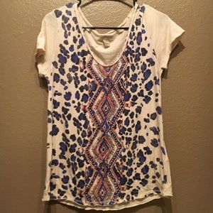 Printed Lucky Brand Top